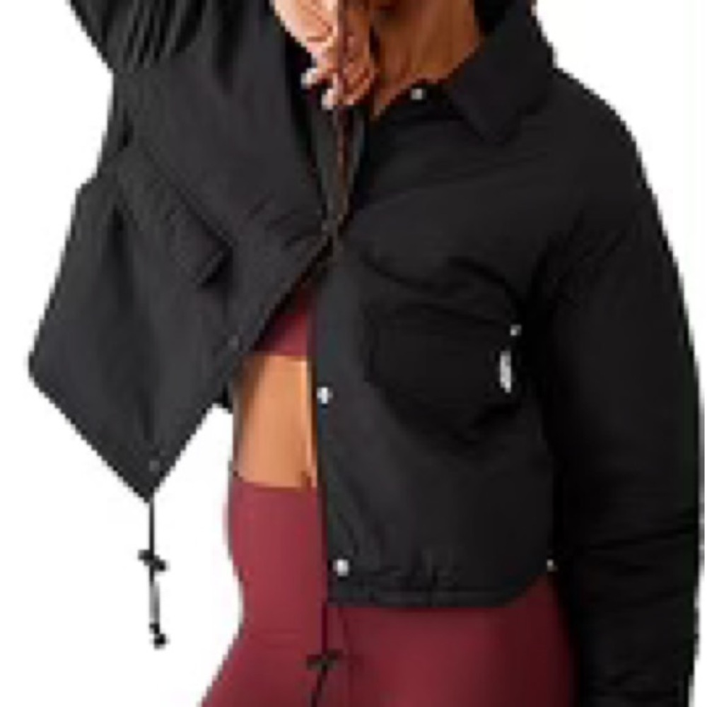 $178 MSRP FREE PEOPLE OFF THE BLEACHERS COACHES JACKET NEW SIZE XL